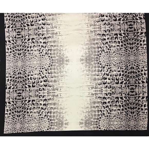 Wyoming Traders Wild Rag Charmeuse Crocodile Skin Silk Western Scarf - 34.5